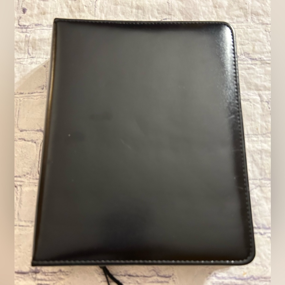 VINTAGE DAY PLUS PLANNER THE ULTIMATE ORGANIZER (1990) USA MADE BLACK & SILVER